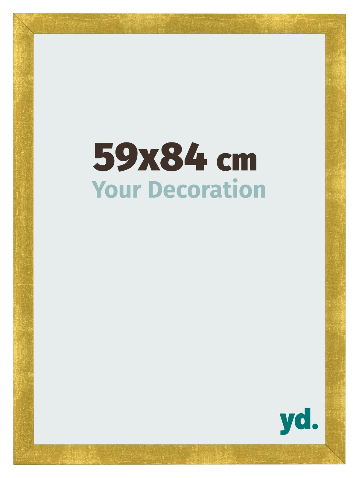Photo Frame 59x84cm Gold Vintage MDF Pisa Front Size | Yourdecoration.com