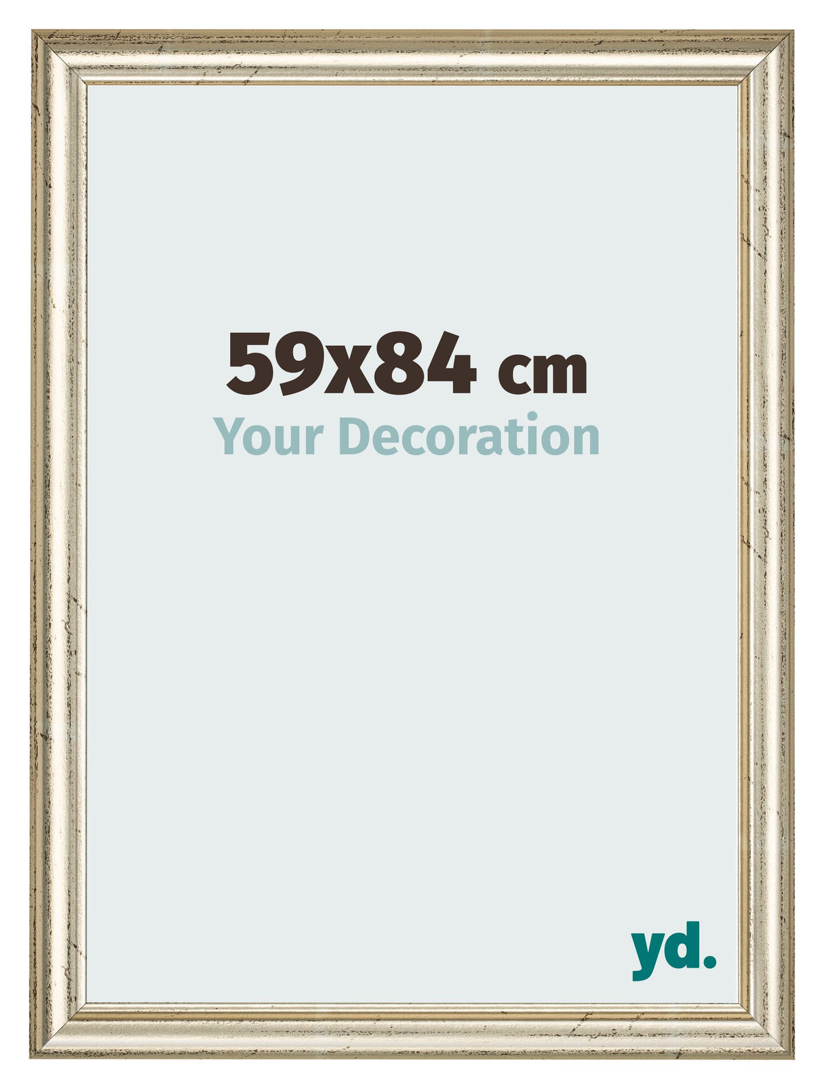 Photo Frame 59x84cm Metallic Gloss MDF Lazio Front Size | Yourdecoration.com