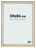 Photo Frame 59x84cm Metallic Gloss MDF Lazio Front Size | Yourdecoration.com