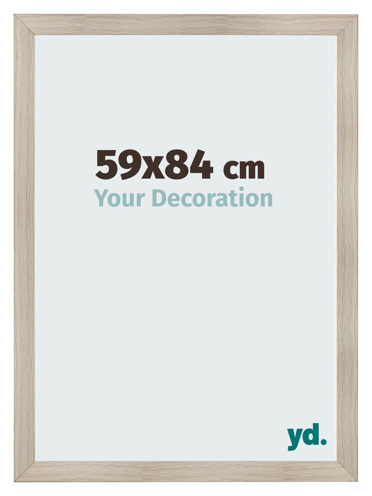 Photo Frame 59x84cm Oak Rustic MDF Pisa Front Size | Yourdecoration.com