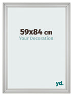 Photo Frame 59x84cm Silver Matte MDF Lazio Front Size | Yourdecoration.com