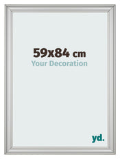 Photo Frame 59x84cm Silver Matte MDF Lazio Front Size | Yourdecoration.com