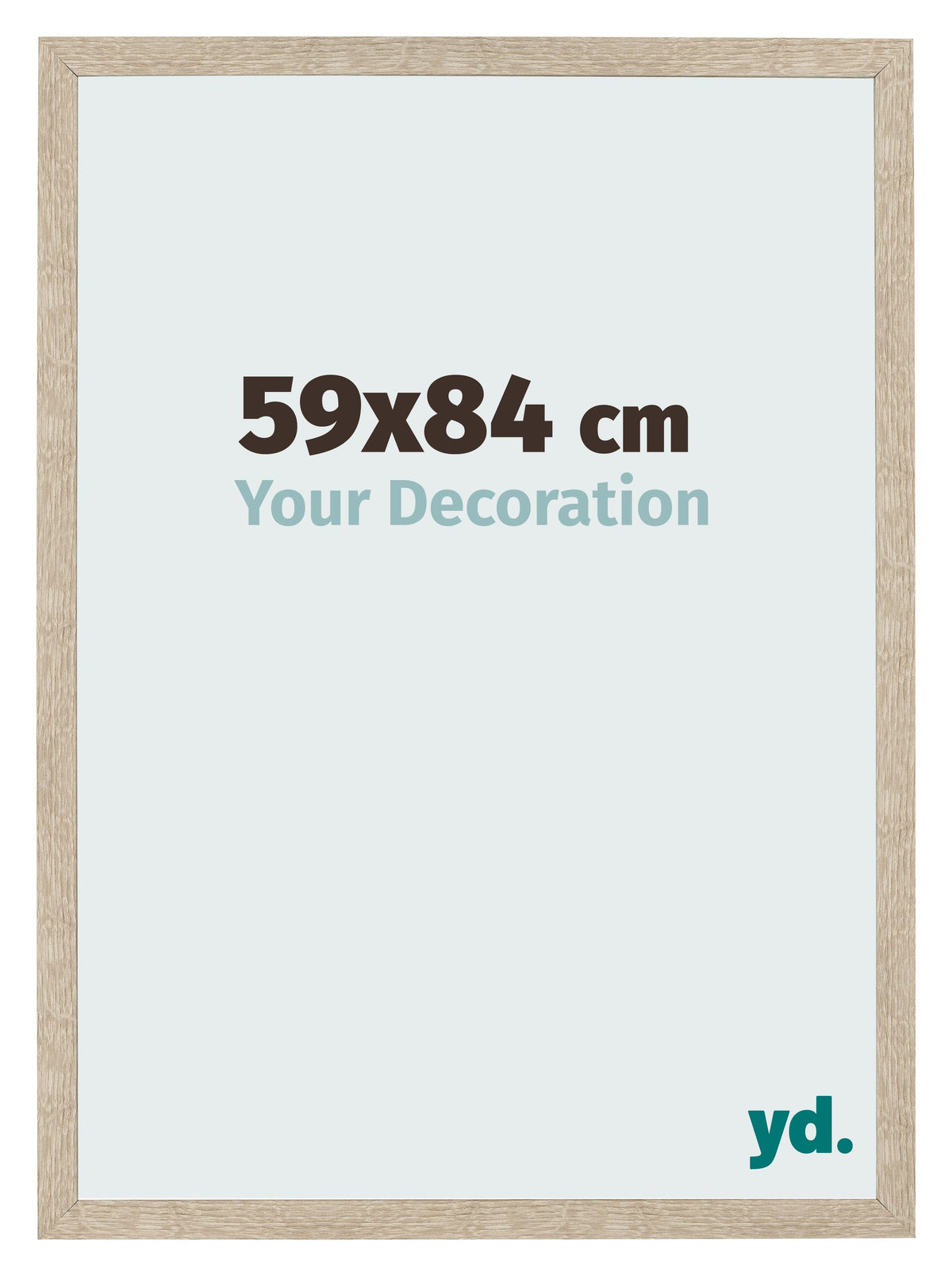 Photo Frame 59x84cm Sonoma Oak MDF Bologna Front Size | Yourdecoration.com