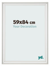 Photo Frame 59x84cm White Swept MDF Lazio Front Size | Yourdecoration.com