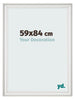 Photo Frame 59x84cm White Swept MDF Lazio Front Size | Yourdecoration.com