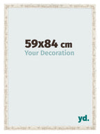 Photo Frame 59x84cm White Vintage MDF Bologna Front Size | Yourdecoration.com