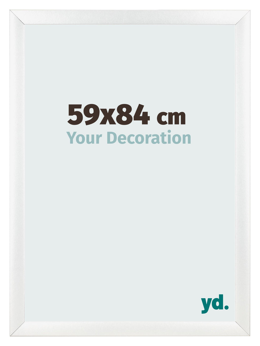 Photo Frame 59x84cm White Vintage MDF Pisa Front Size | Yourdecoration.com