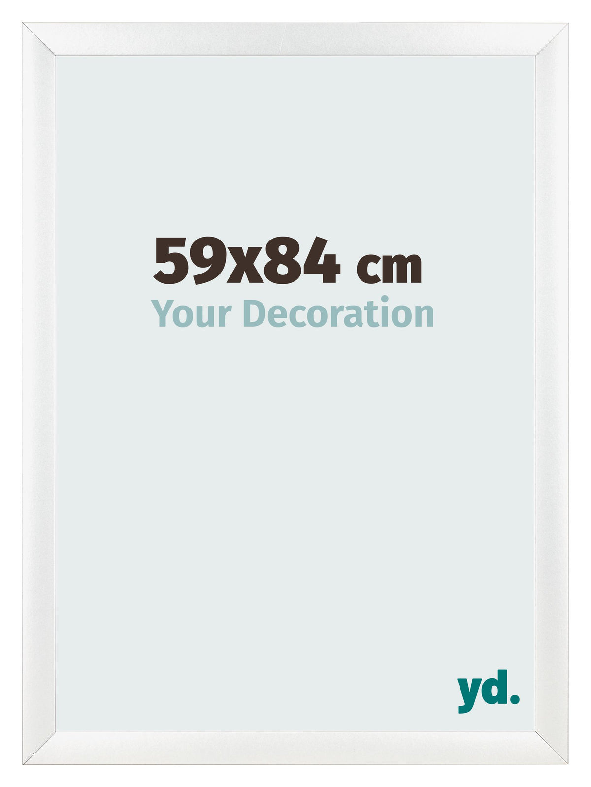 Photo Frame 59x84cm White Vintage MDF Pisa Front Size | Yourdecoration.com