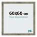 Photo Frame 60x60 cm Metal Vintage MDF Bologna Front Size | Yourdecoration.com