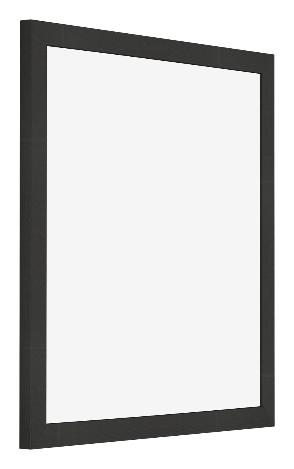 Photo Frame 60x60cm Black Woodgrain MDF Bologna Front Oblique | Yourdecoration.com