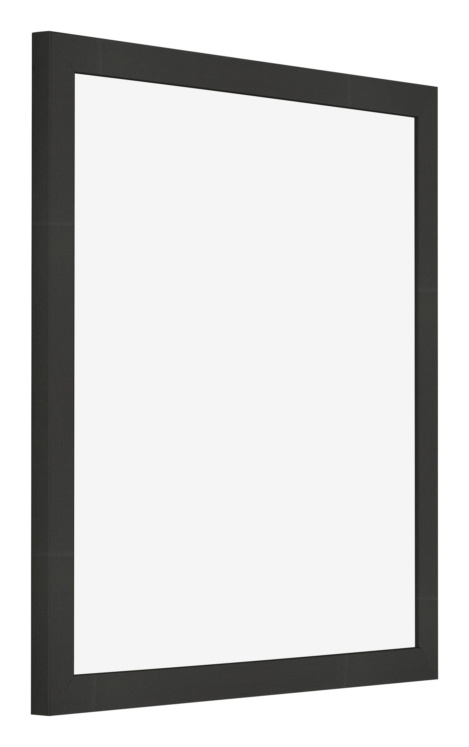 Photo Frame 60x60cm Black Woodgrain MDF Bologna Front Oblique | Yourdecoration.com