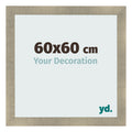 Photo Frame 60x60cm Gold Vintage MDF Pisa Front Size | Yourdecoration.com