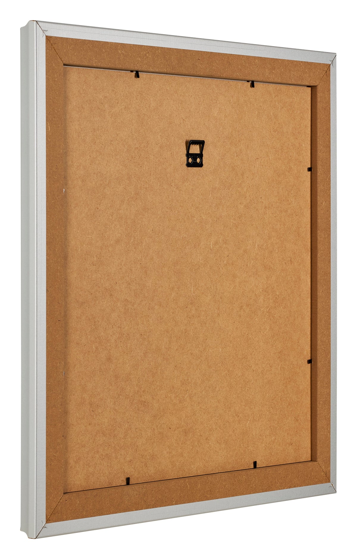 Photo Frame 60x60cm Silver Matte MDF Lazio Back Oblique | Yourdecoration.com