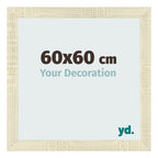 Photo Frame 60x60cm Sonoma Oak MDF Pisa Front Size | Yourdecoration.com