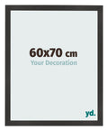 Photo Frame 60x70 cm Black Matte MDF Bologna Front Size | Yourdecoration.com