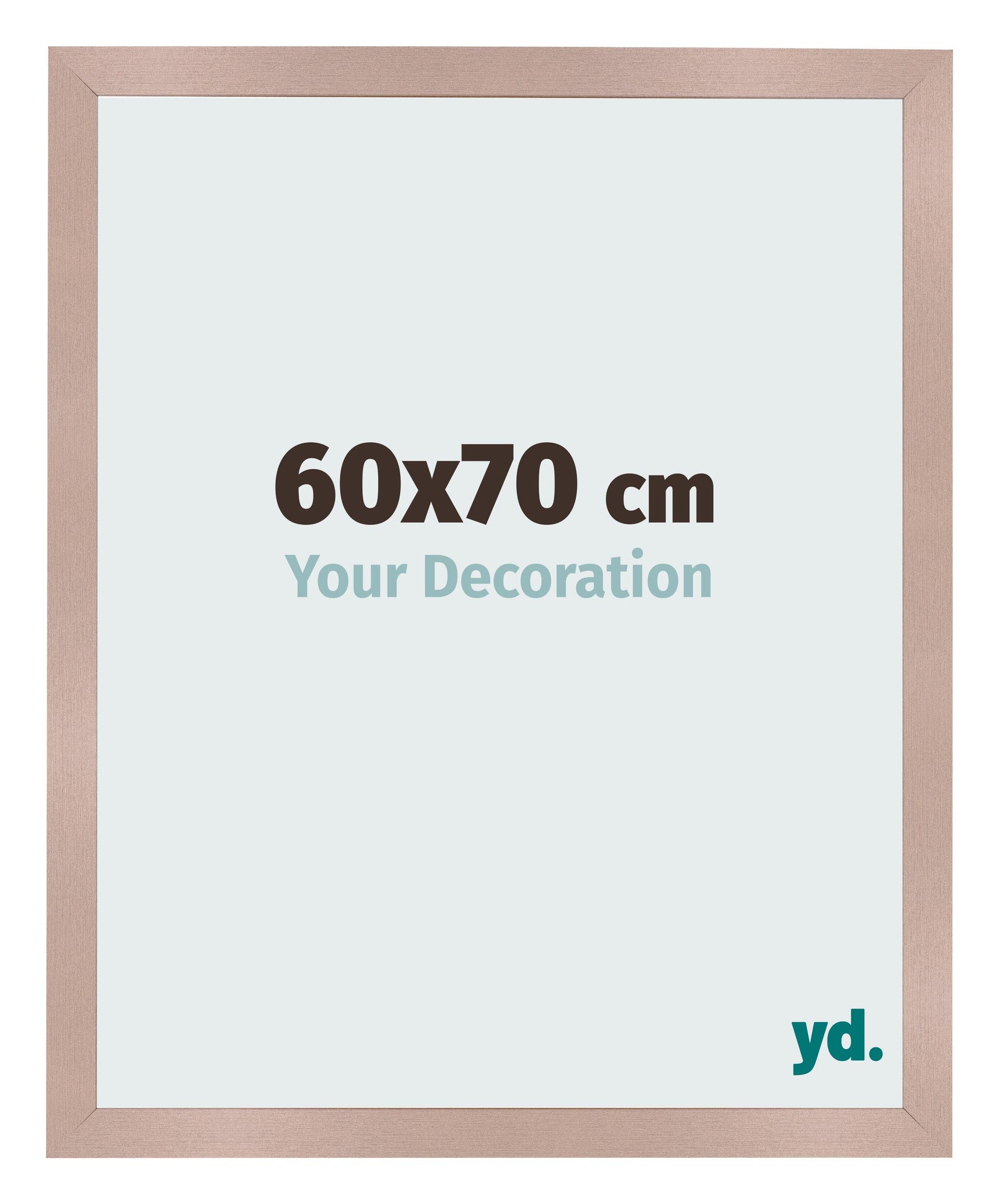 Photo Frame 60x70 cm Dusty Pink MDF Bologna Front Size | Yourdecoration.com