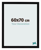 Photo Frame 60x70cm Black High Gloss MDF Bologna Front Size | Yourdecoration.com