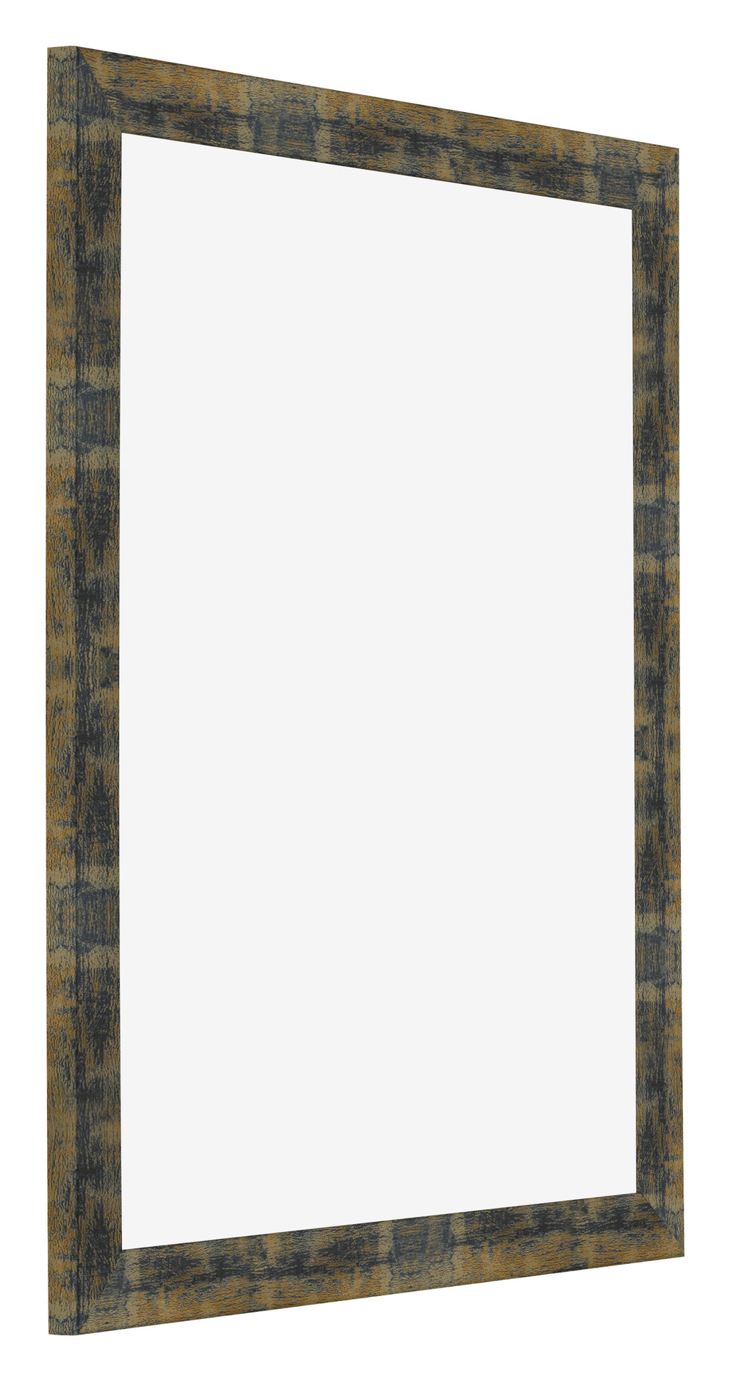 Photo Frame 60x70cm Blue Gold Melange MDF Pisa Front Oblique | Yourdecoration.com