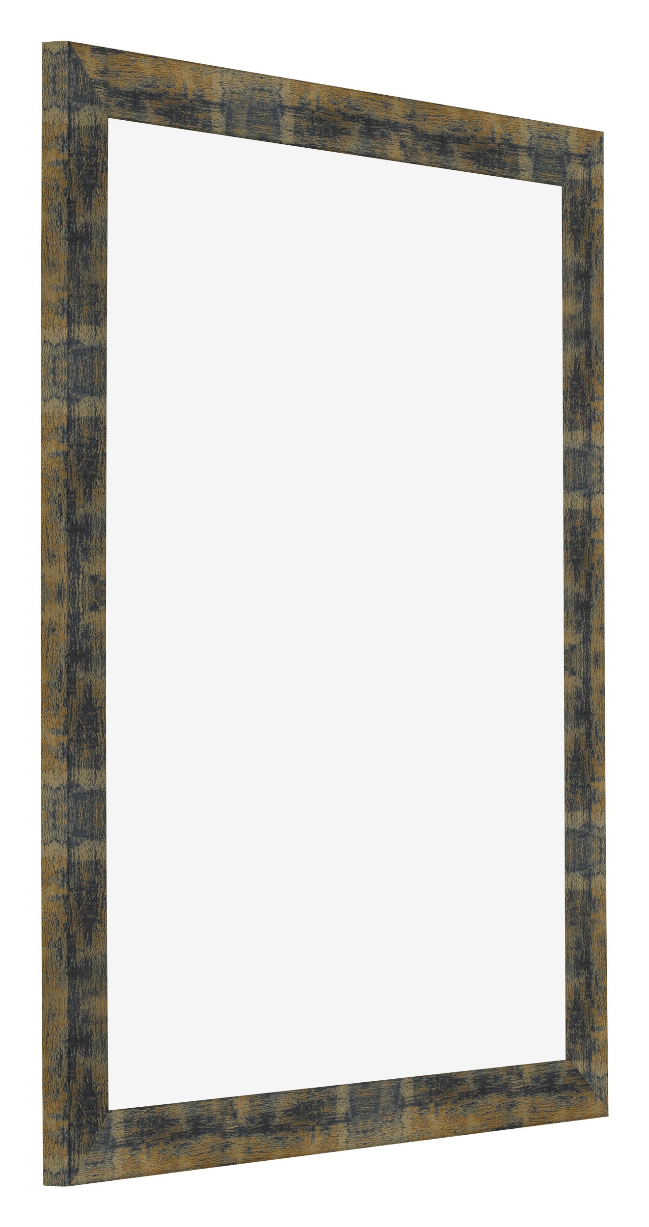 Photo Frame 60x70cm Blue Gold Melange MDF Pisa Front Oblique | Yourdecoration.com