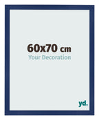 Photo Frame 60x70cm Dark Blue Swept MDF Bologna Front Size | Yourdecoration.com