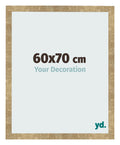 Photo Frame 60x70cm Gold Antique MDF Bologna Front Size | Yourdecoration.com