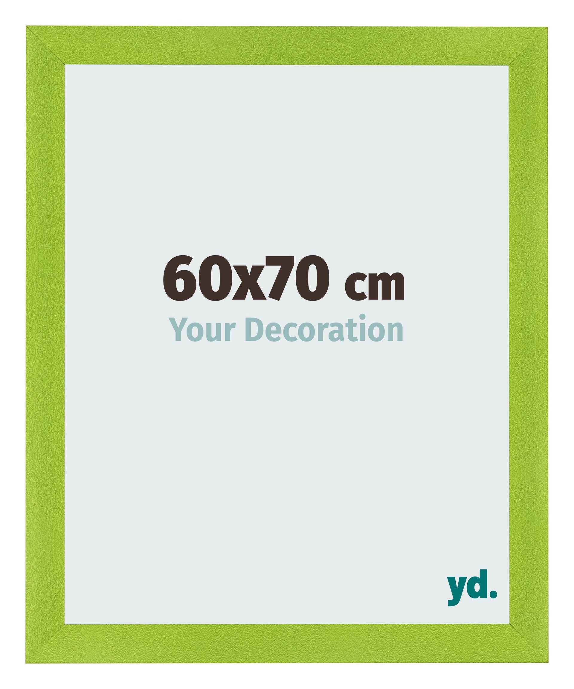 Photo Frame 60x70cm Green MDF Pisa Front Size | Yourdecoration.com