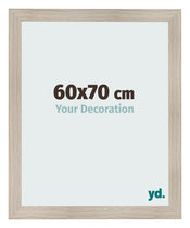 Photo Frame 60x70cm Oak Rustic MDF Pisa Front Size | Yourdecoration.com