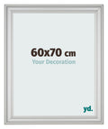 Photo Frame 60x70cm Silver Matte MDF Lazio Front Size | Yourdecoration.com