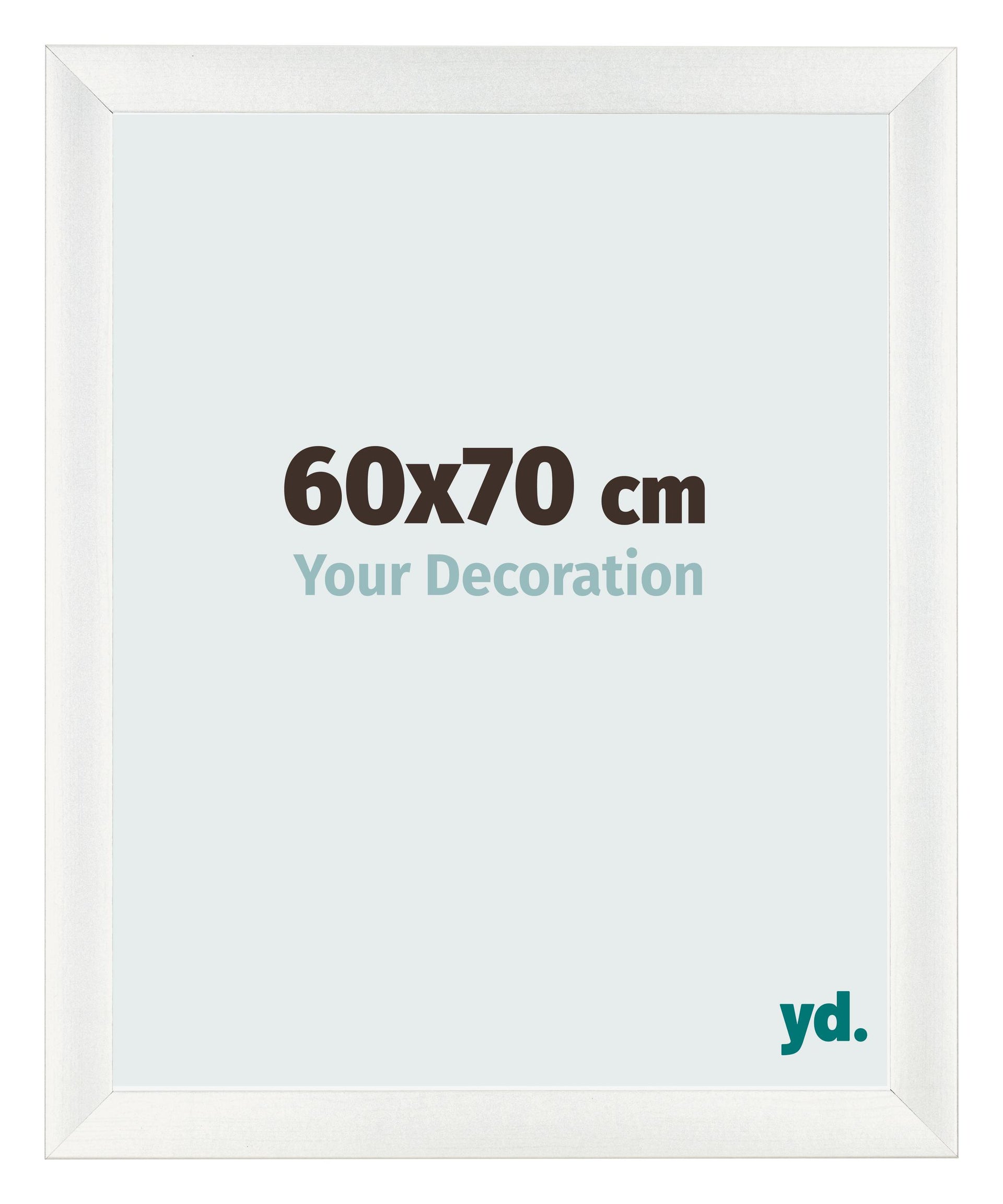 Photo Frame 60x70cm White Vintage MDF Pisa Front Size | Yourdecoration.com