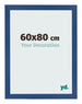 Photo Frame 60x80 cm Dark Blue MDF Bologna Front Size | Yourdecoration.com