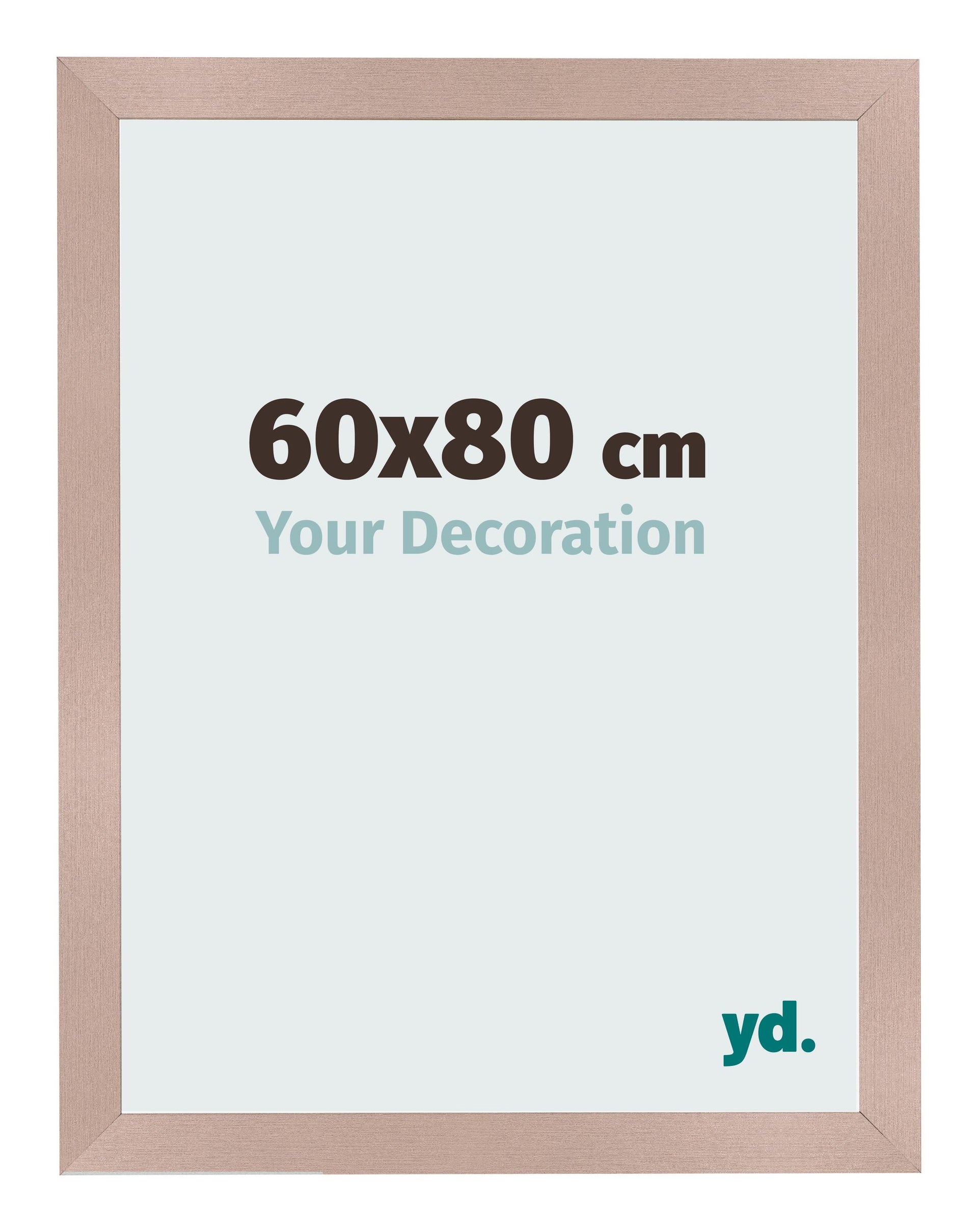 Photo Frame 60x80 cm Dusty Pink MDF Bologna Front Size | Yourdecoration.com