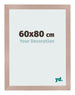 Photo Frame 60x80 cm Dusty Pink MDF Bologna Front Size | Yourdecoration.com