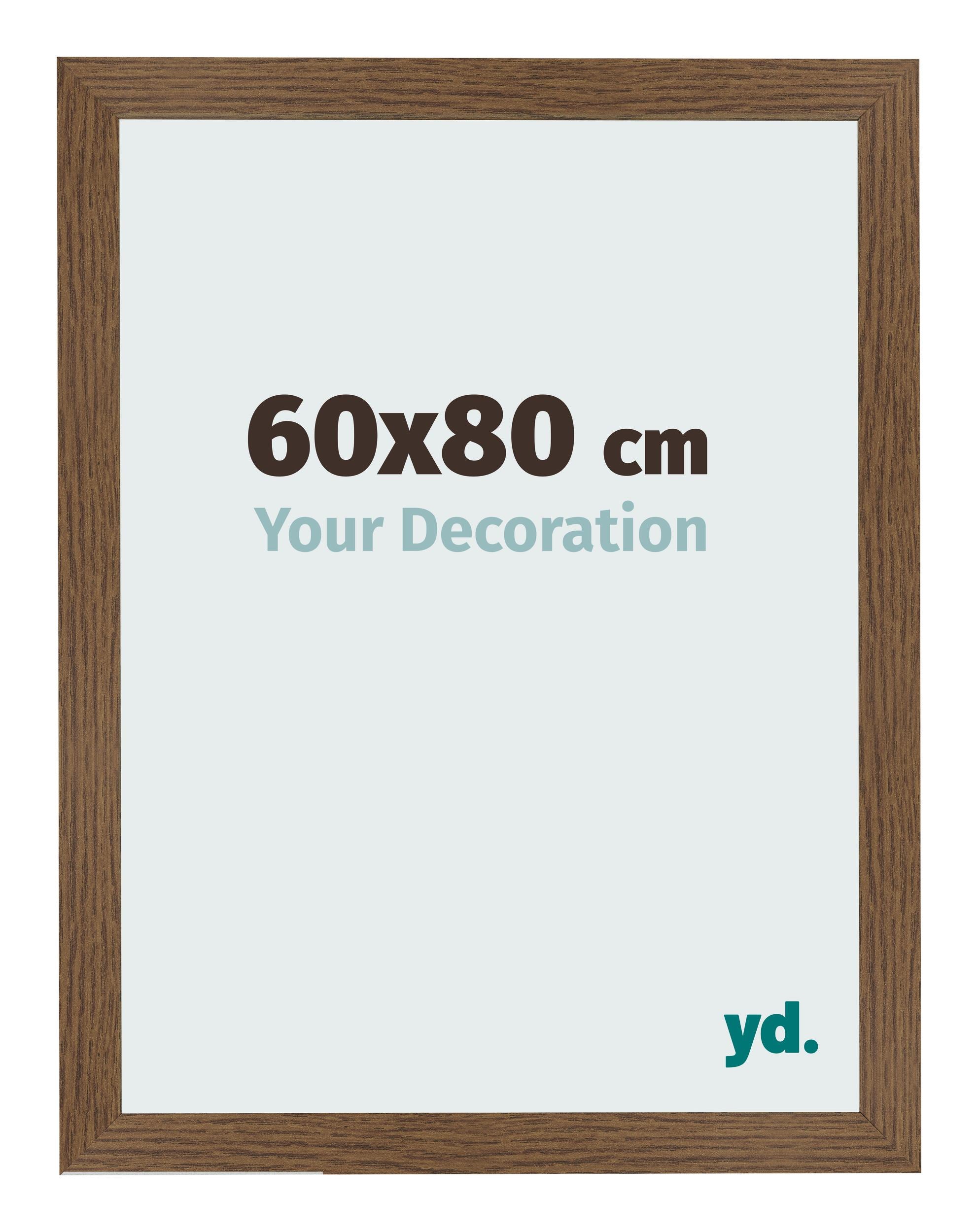 Photo Frame 60x80 cm Oak Rustic MDF Bologna Front Size | Yourdecoration.com