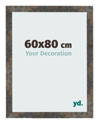 Photo Frame 60x80 cm Oxidized Metal MDF Bologna Front Size | Yourdecoration.com