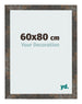 Photo Frame 60x80 cm Oxidized Metal MDF Bologna Front Size | Yourdecoration.com
