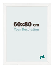 Photo Frame 60x80 cm White High Gloss MDF Bologna Front Size | Yourdecoration.com