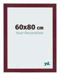 Photo Frame 60x80 cm Wine Red Swept MDF Bologna Front Size | Yourdecoration.com
