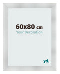 Photo Frame 60x80cm Aluminum Brushed MDF Pisa Front Size | Yourdecoration.com