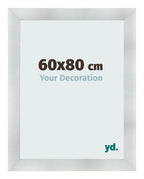 Photo Frame 60x80cm Aluminum Brushed MDF Pisa Front Size | Yourdecoration.com
