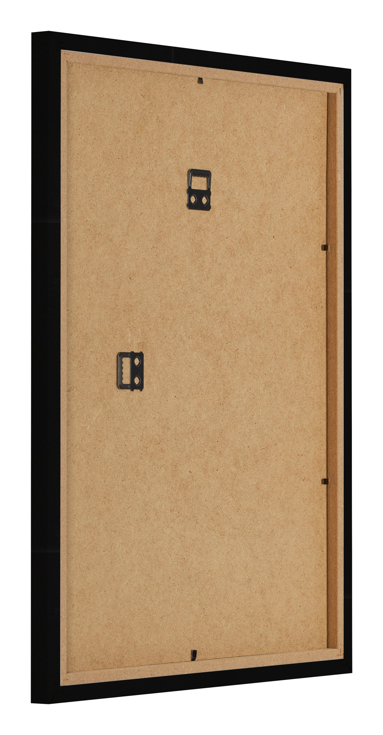 Photo Frame 60x80cm Black High Gloss MDF Bologna Back Oblique | Yourdecoration.com