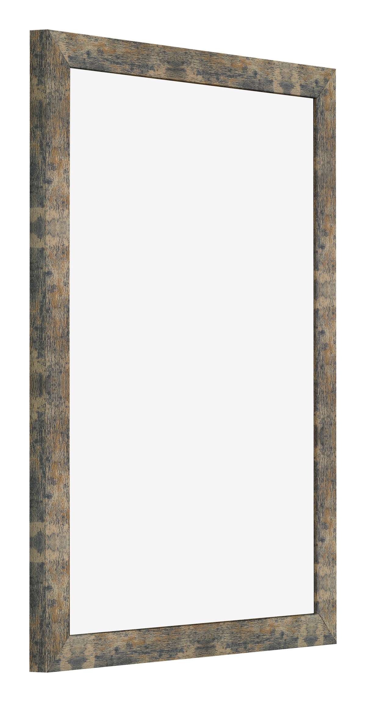 Photo Frame 60x80cm Blue Gold Melange MDF Bologna Front Oblique | Yourdecoration.com