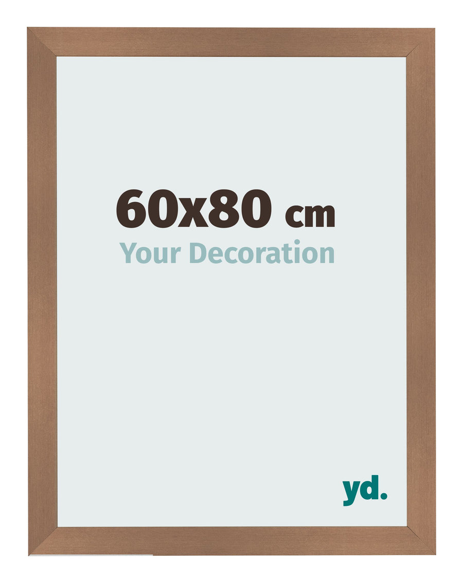 Photo Frame 60x80cm Copper Design MDF Bologna Front Size | Yourdecoration.com