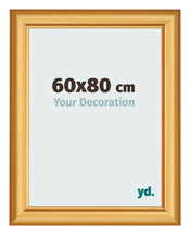 Photo Frame 60x80cm Gold Matte MDF Lazio Front Size | Yourdecoration.com