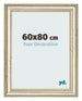 Photo Frame 60x80cm Metallic Gloss MDF Lazio Front Size | Yourdecoration.com