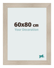Photo Frame 60x80cm Oak Rustic MDF Pisa Front Size | Yourdecoration.com