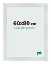 Photo Frame 60x80cm Silver Black Swept MDF Pisa Front Size | Yourdecoration.com