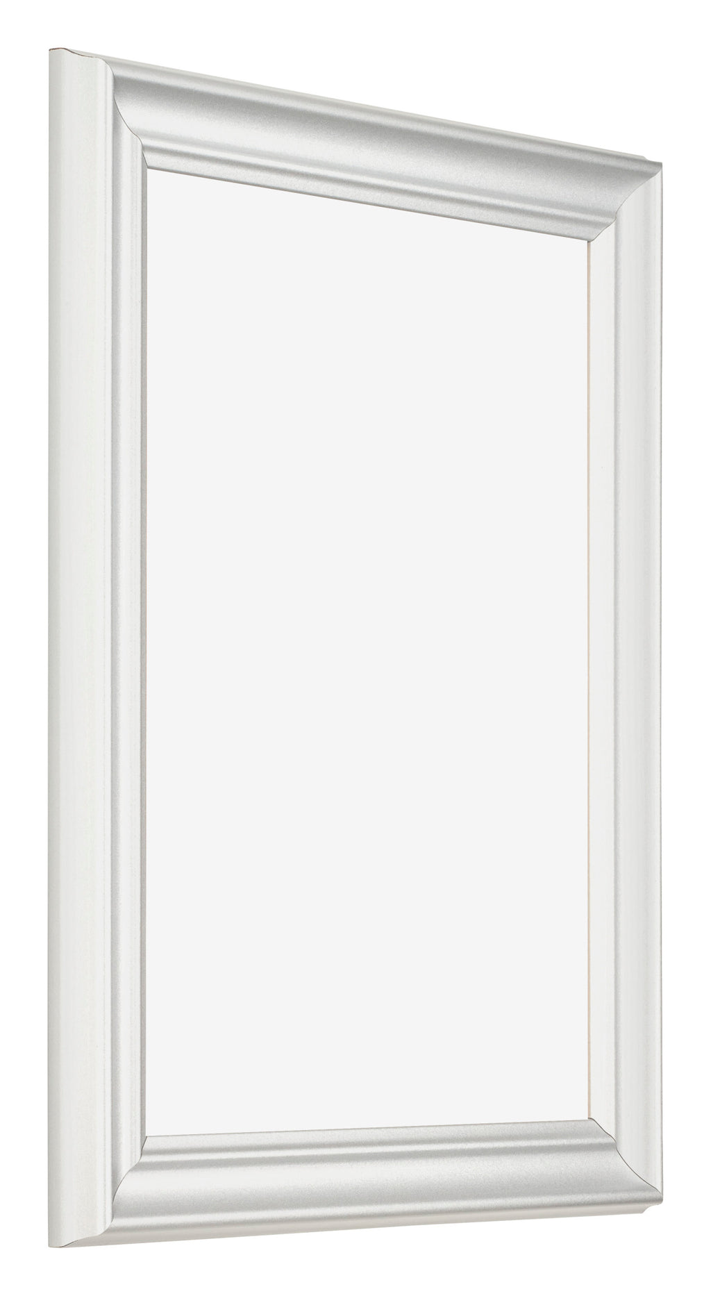 Photo Frame 60x80cm White Swept MDF Lazio Front Oblique | Yourdecoration.com