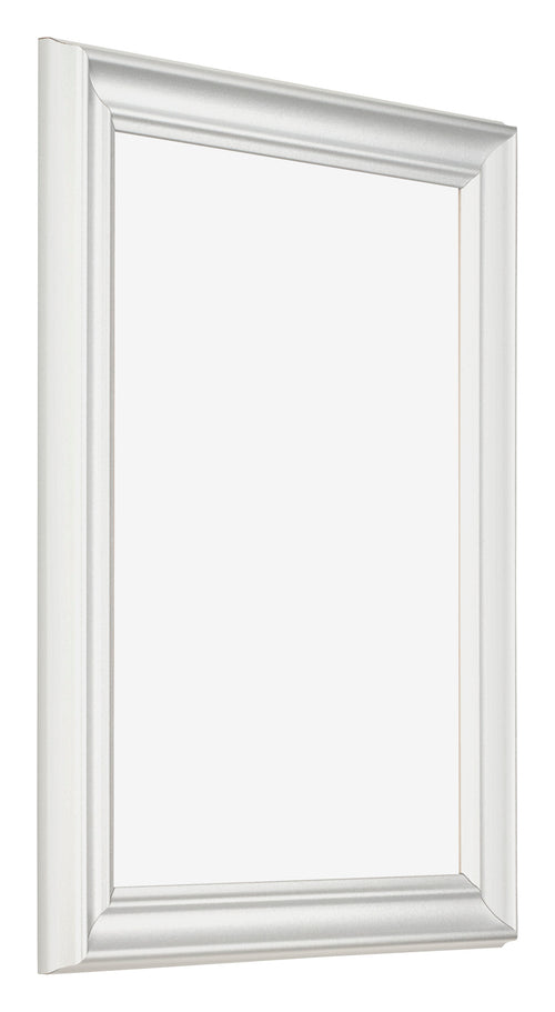 Photo Frame 60x80cm White Swept MDF Lazio Front Oblique | Yourdecoration.com