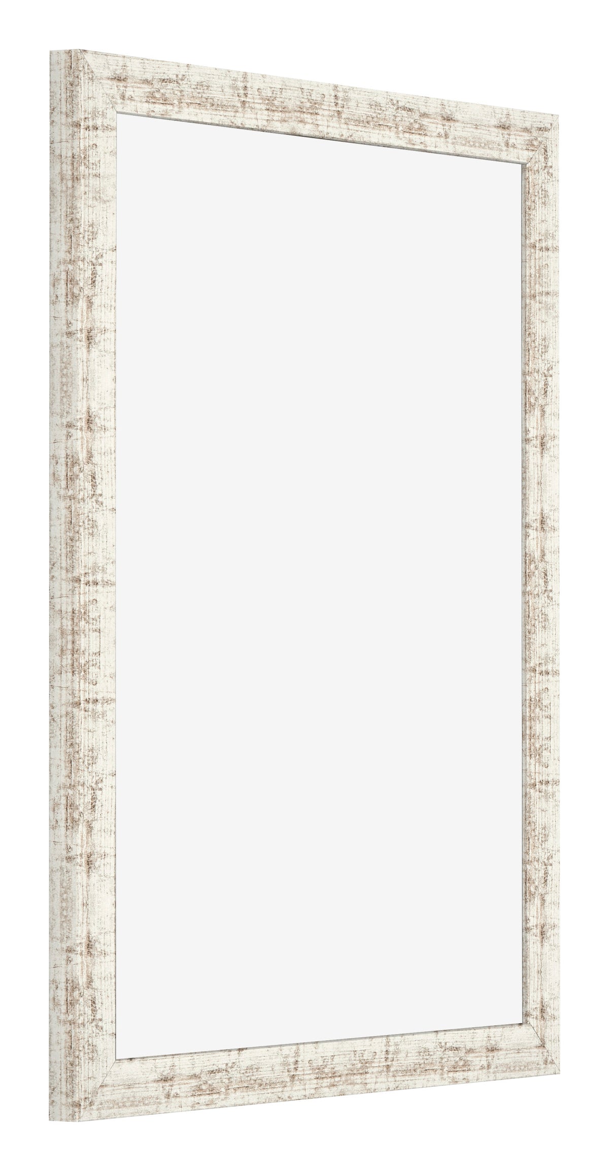 Photo Frame 60x80cm White Vintage MDF Bologna Front Oblique | Yourdecoration.com