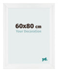 Photo Frame 60x80cm White Vintage MDF Pisa Front Size | Yourdecoration.com